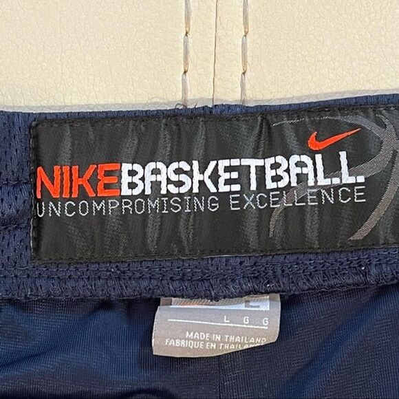 Nike Vintage Navy Basketball Shorts Size: L - Picture 8 of 9